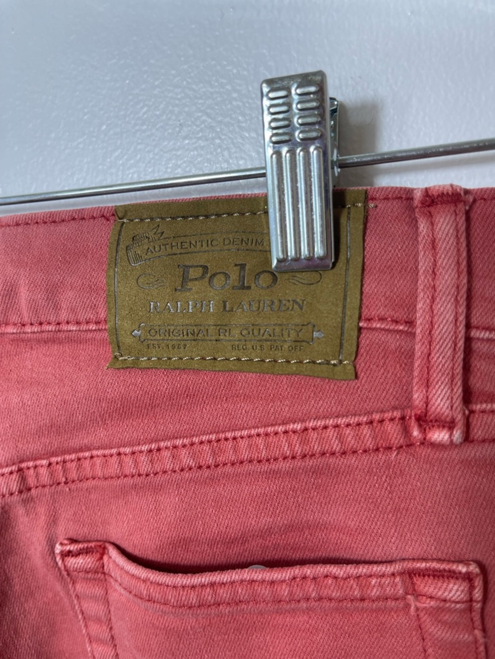 Ralph Lauren Boy’s Red Denim Shorts size 10 NWT - Picture 10 of 14